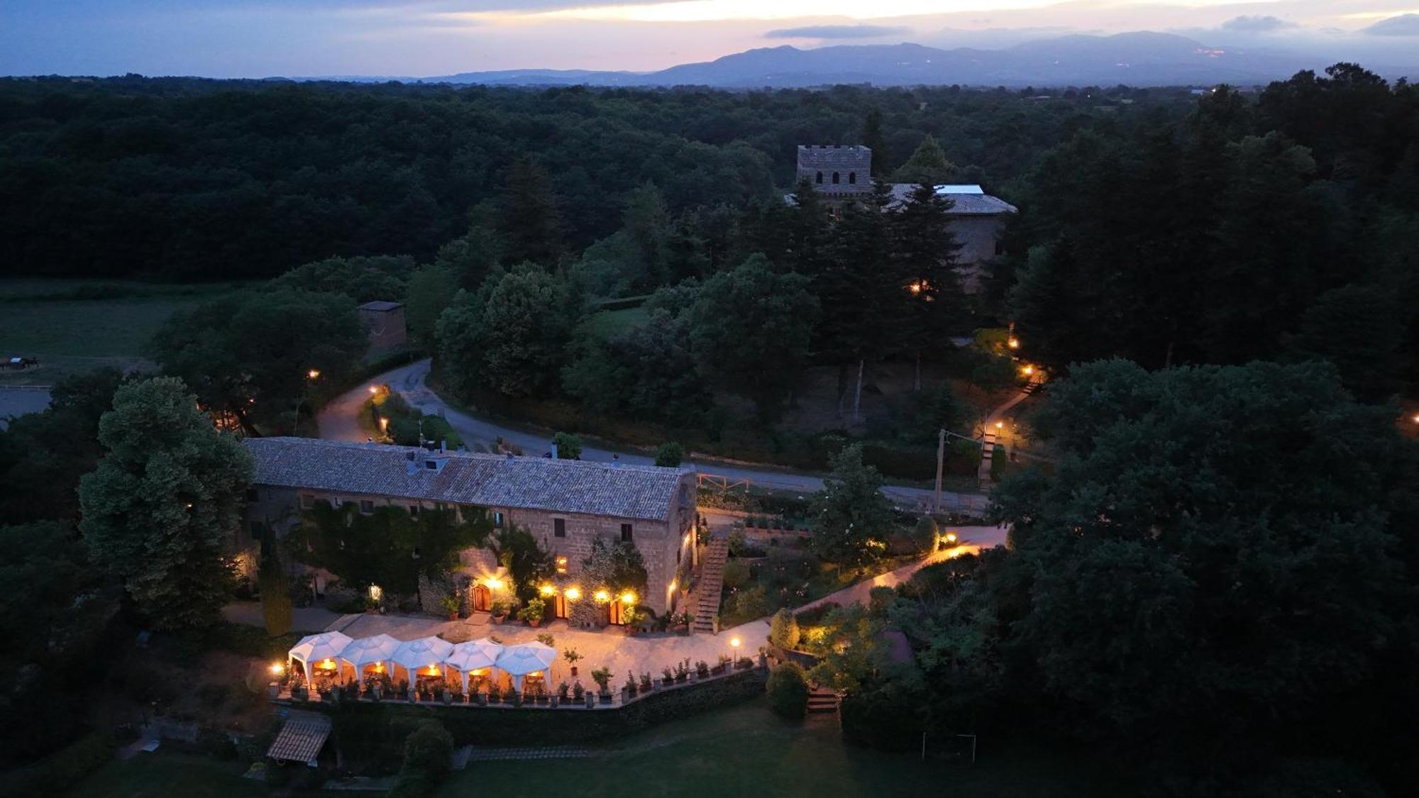 그로테 디 카스트로 Castello Santa Cristina 빌라 외부 사진