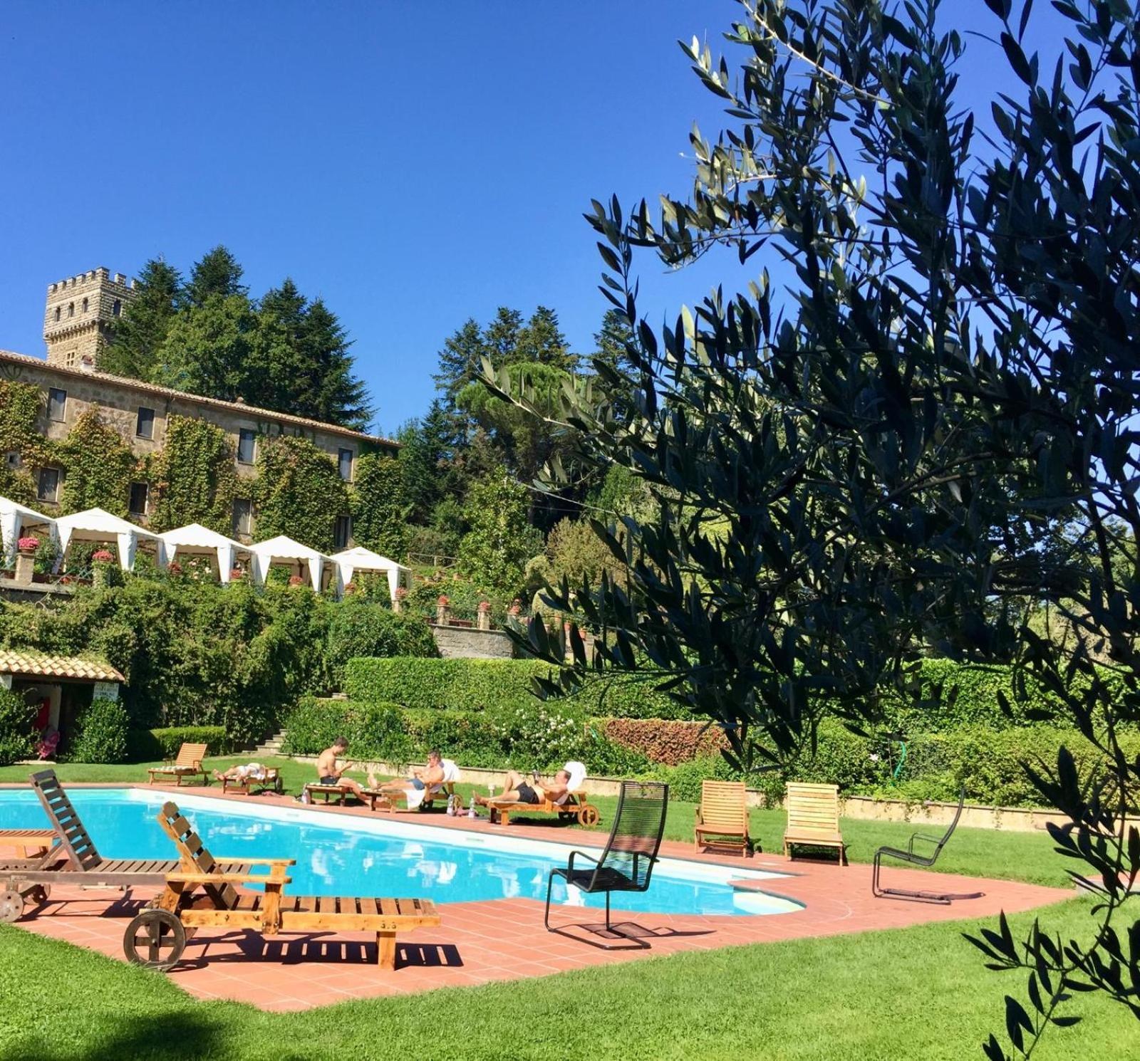 그로테 디 카스트로 Castello Santa Cristina 빌라 외부 사진